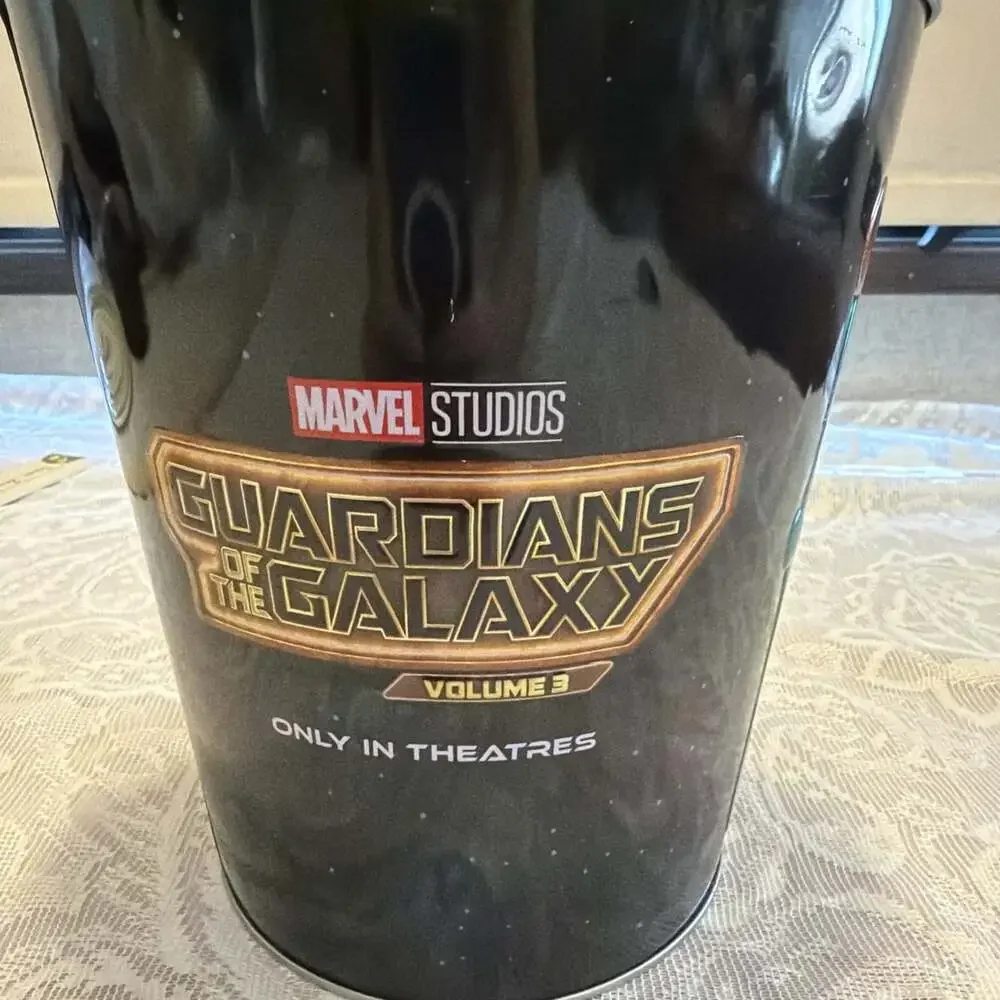 Guardians Of The Galaxy Vol 3 Rocket Raccoon Embossed Tin Popcorn Bucket Marvel